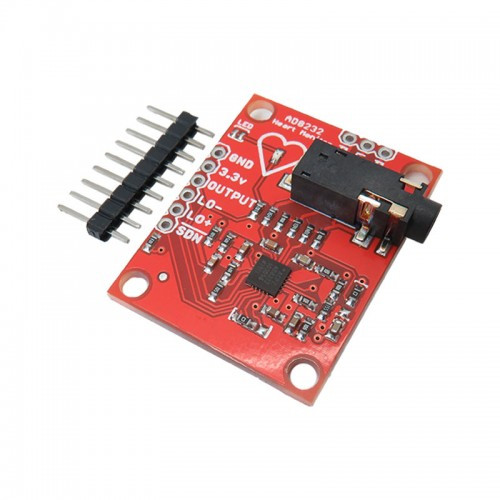 مجموعه کامل ماژول سنسور ضربان قلب AD8232