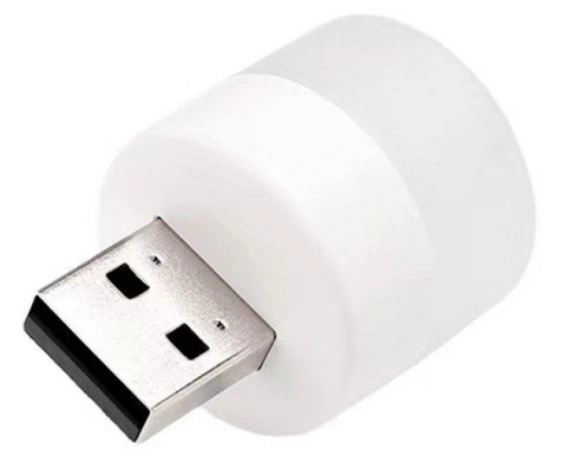 چراغ اضطراری USB LED گرد مهتابی