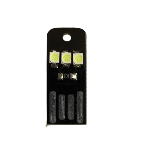 ال ای دی USB مدل سر سوئیچی با نور مهتابی رنگ