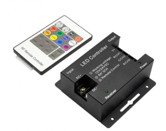 درایور و کنترلر RGB - کنترل از راه دور 20KEY-24A