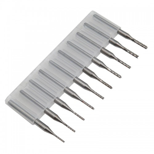 ست ابزار فرز برشکاری 3.175 میلیمتر - سایز 0.80 تا 1.80 میلیمتر