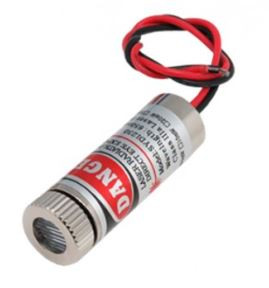 ماژول لیزر خطی قرمز 3 ولت 5mw با قابلیت تنظیم نور